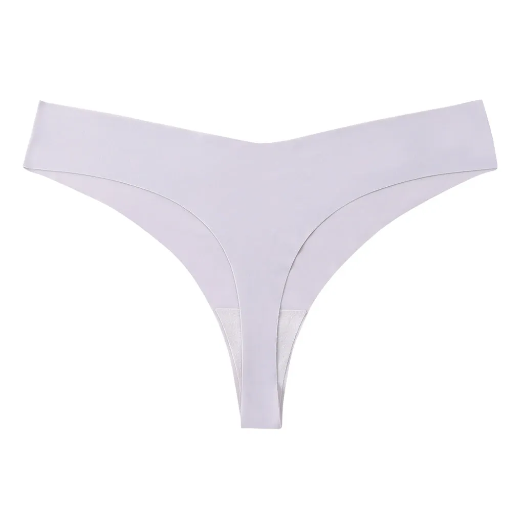 3 Pack Seamless Panties - Cheeky Low Rise Thong New Color