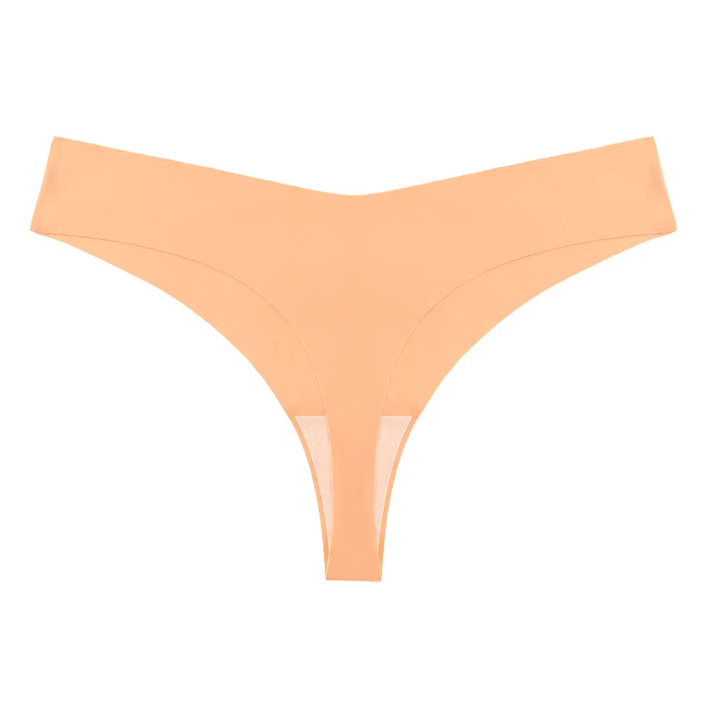 3 Pack Seamless Panties - Cheeky Low Rise Thong New Color