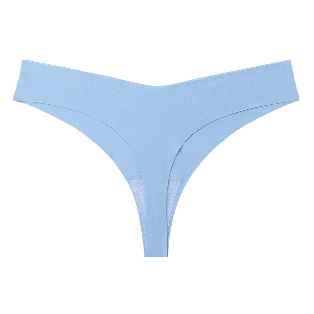 3 Pack Seamless Panties - Cheeky Low Rise Thong New Color