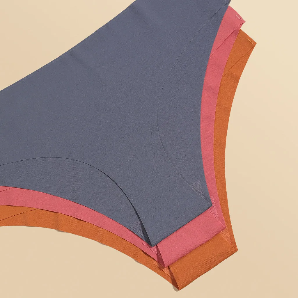 3 Pack Seamless Panties - Low Rise Bikini
