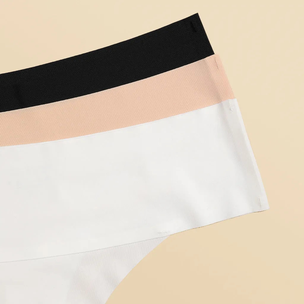 6 Pack Seamless Panties - Low Rise Thong