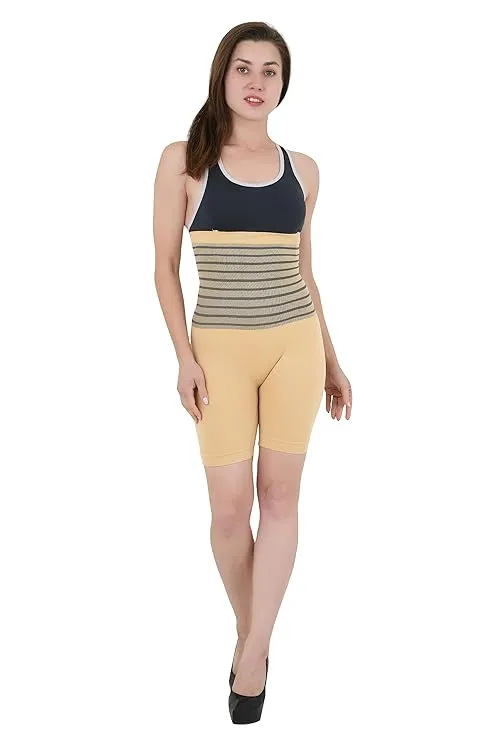 Abhijeet enterprises Shapewear for Women, High Waist Control Panties, Thigh Slimming, Black