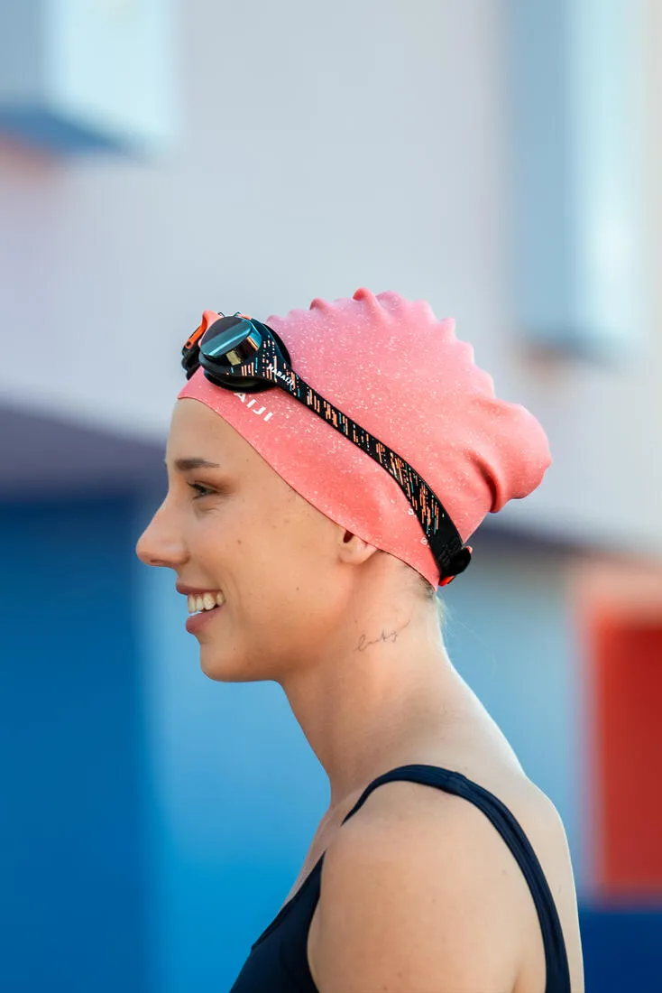 Adult & Kid's Swimming Cap Long Hair - 500 Rubi
