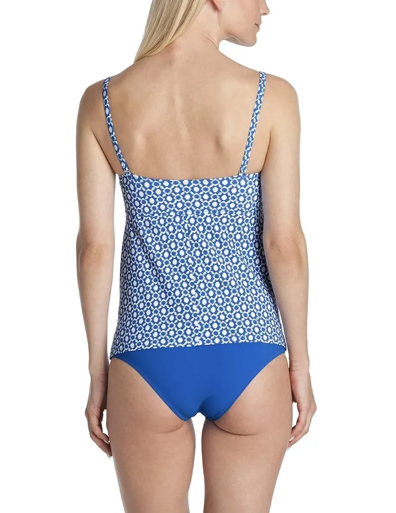 Anita Treasure Island 9676 Cornflower Blue Maternity Tankini