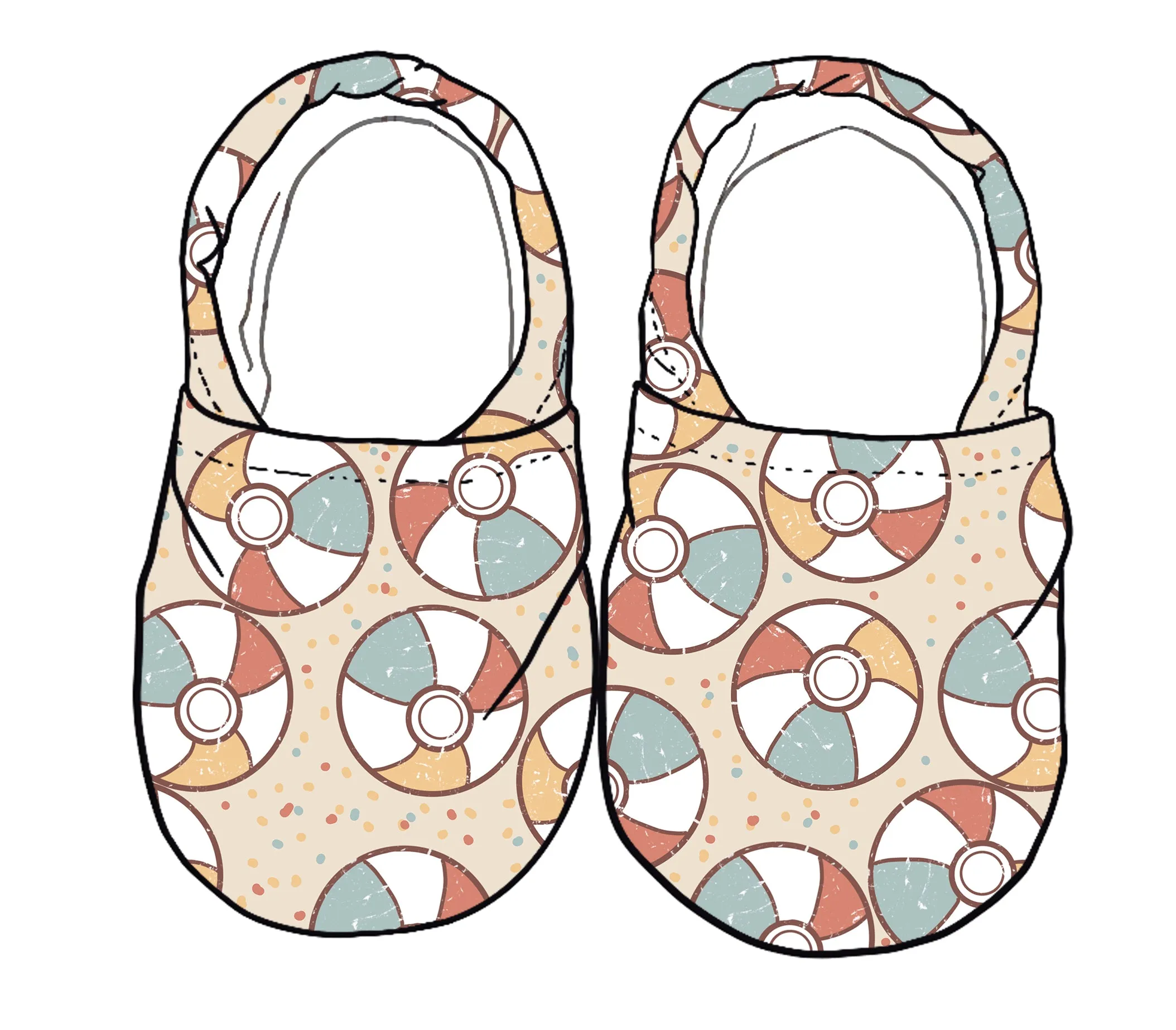 Beach Ball Swim Booties