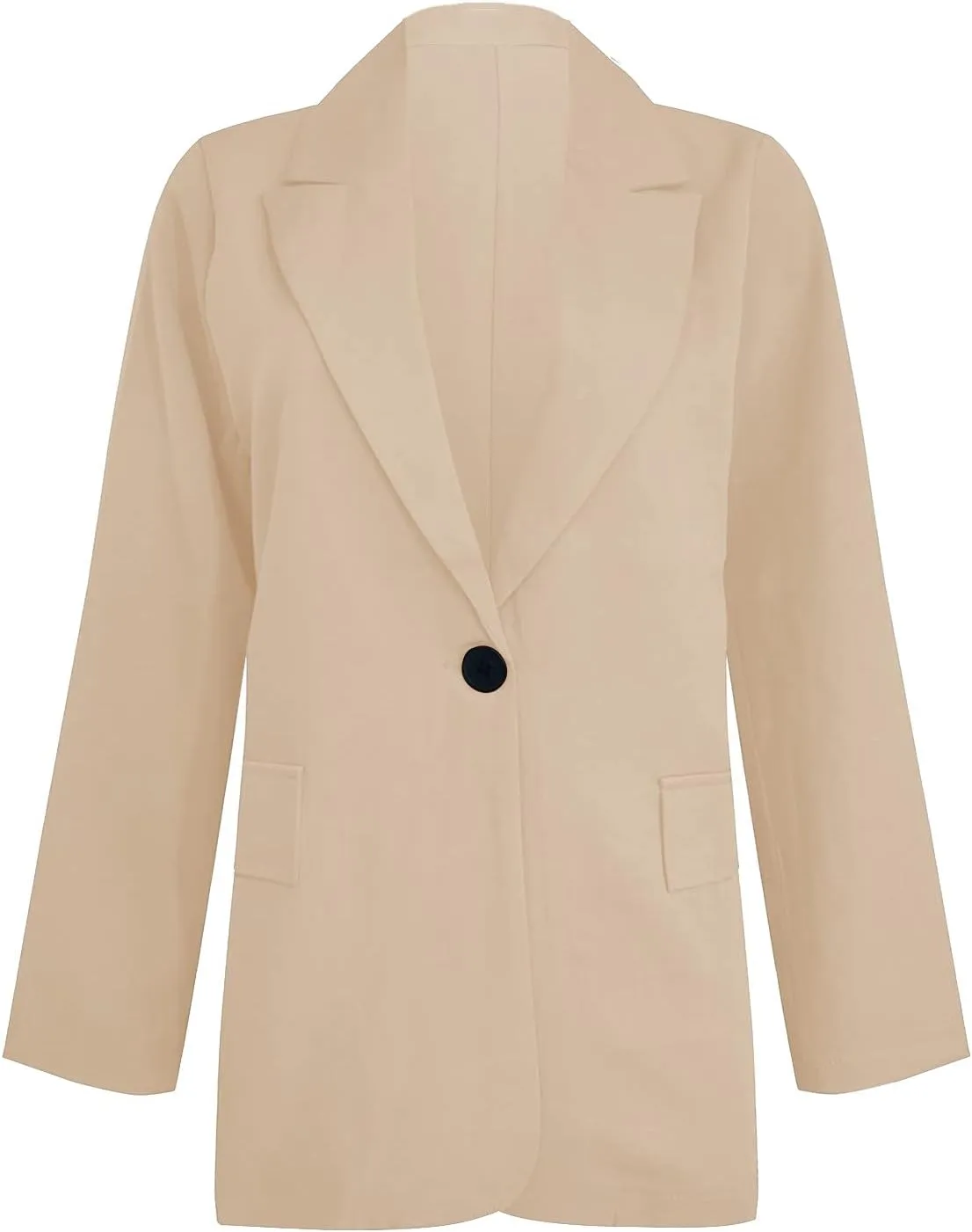 Blazers for Women 2024 Casual Plus Size Business Coats Dressy Loose Button Down Cardigan Work Suit Jacket with Pocket