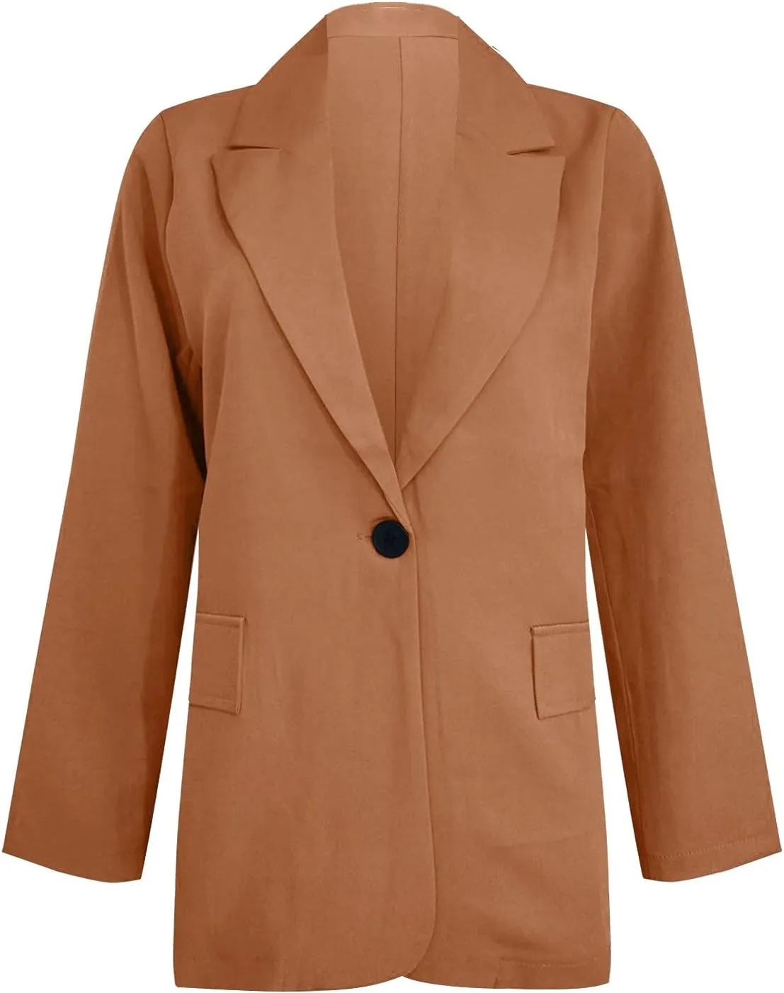 Blazers for Women 2024 Casual Plus Size Business Coats Dressy Loose Button Down Cardigan Work Suit Jacket with Pocket