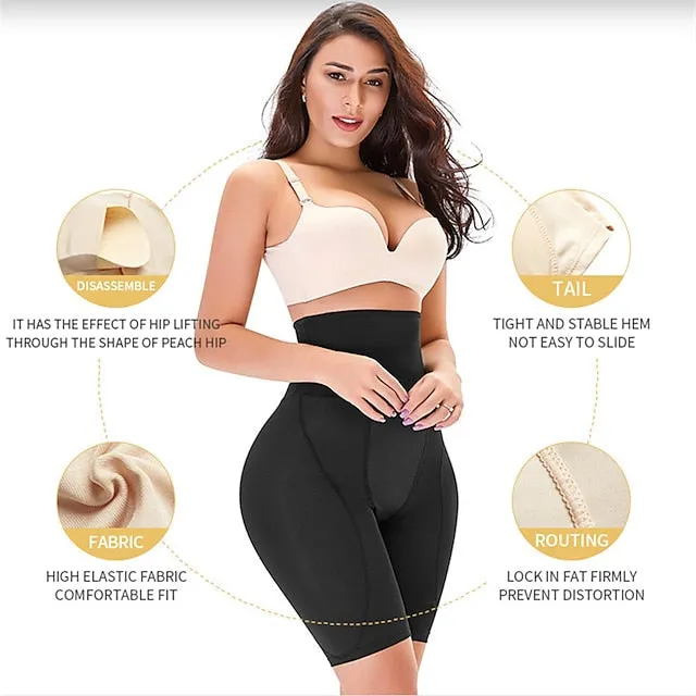 Butt Lifter Shapewear Waist Tummy Control Bodysuit Underwear Shaper Pad Control Panties Fake Buttocks Lingerie Thigh Slimmer