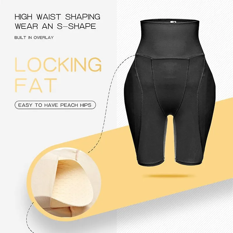 Butt Lifter Shapewear Waist Tummy Control Bodysuit Underwear Shaper Pad Control Panties Fake Buttocks Lingerie Thigh Slimmer