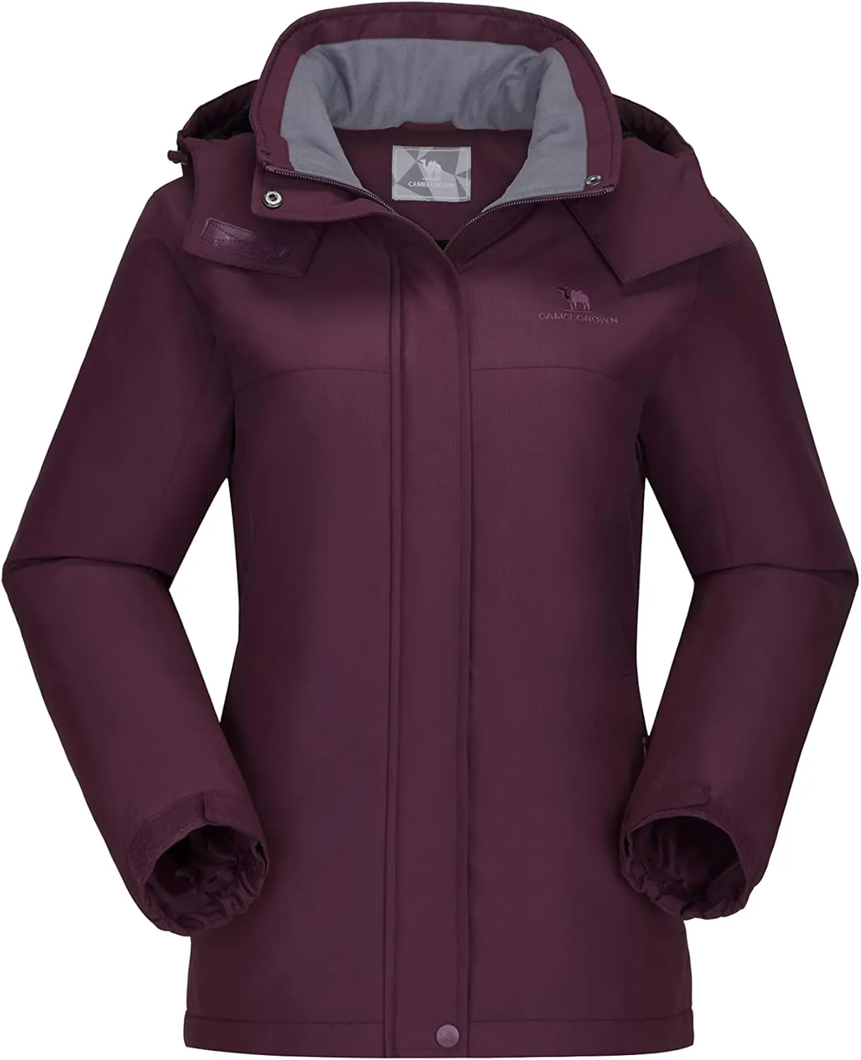CAMEL CROWN Women's Ski Jacket Winter Snow Coat Warm Fleece Mountain Waterproof Female Jacket Snowboarding jackets