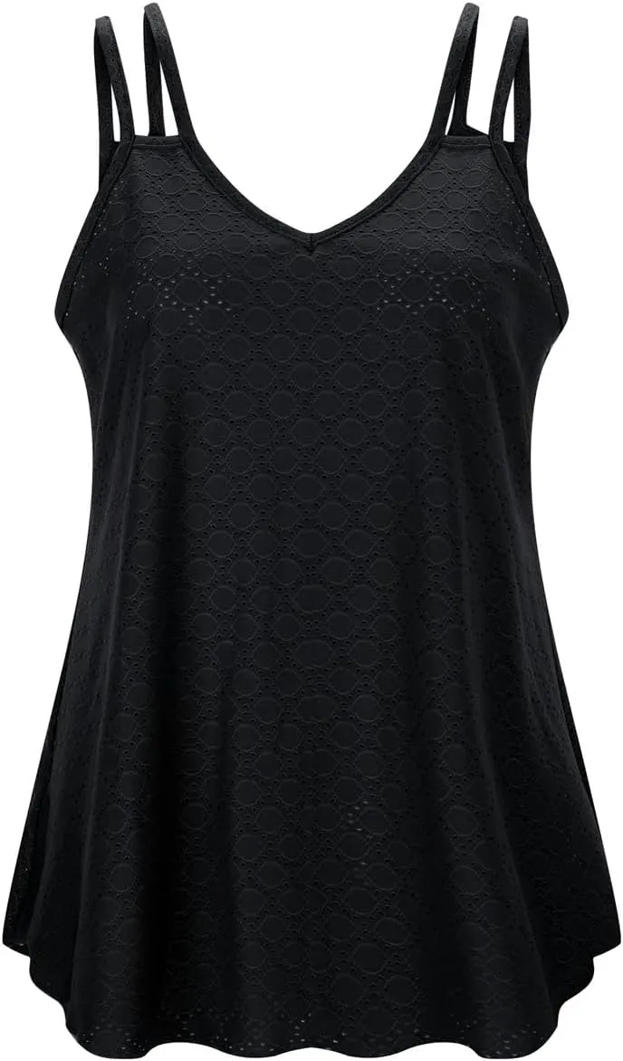 Camisole Tops for Women Trendy Silk Satin Tank Tops Dressy Casual Loose Fit V Neck Sleeveless Basic Cami T-Shirts