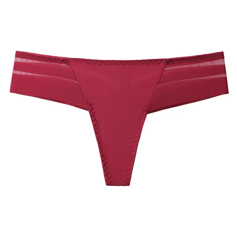 G-String Panties Seamless Perspective Transparent Underwear Underpants Thong Brazilian Lingerie