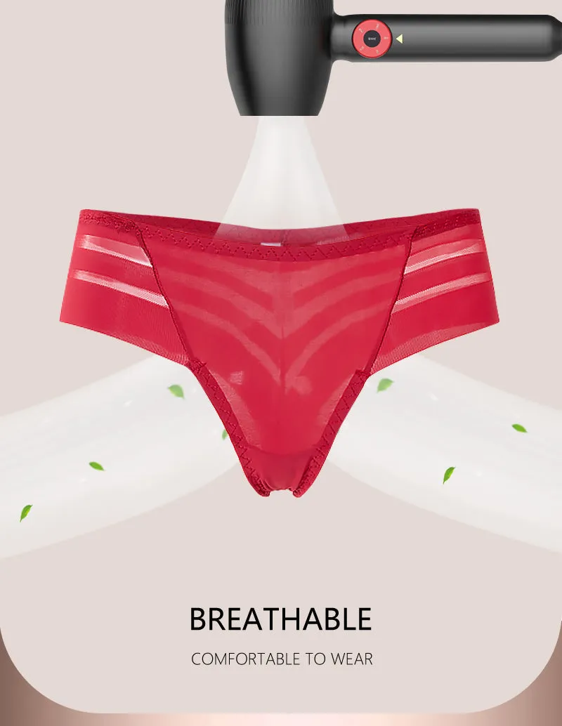 G-String Panties Seamless Perspective Transparent Underwear Underpants Thong Brazilian Lingerie