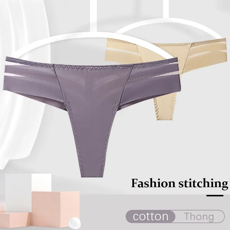 G-String Panties Seamless Perspective Transparent Underwear Underpants Thong Brazilian Lingerie
