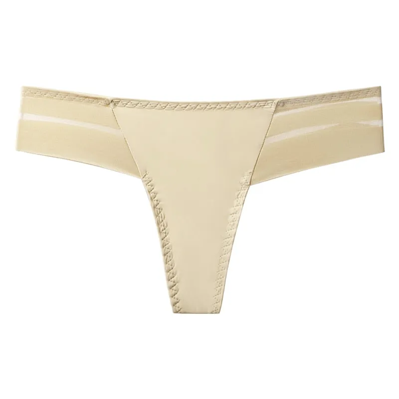 G-String Panties Seamless Perspective Transparent Underwear Underpants Thong Brazilian Lingerie