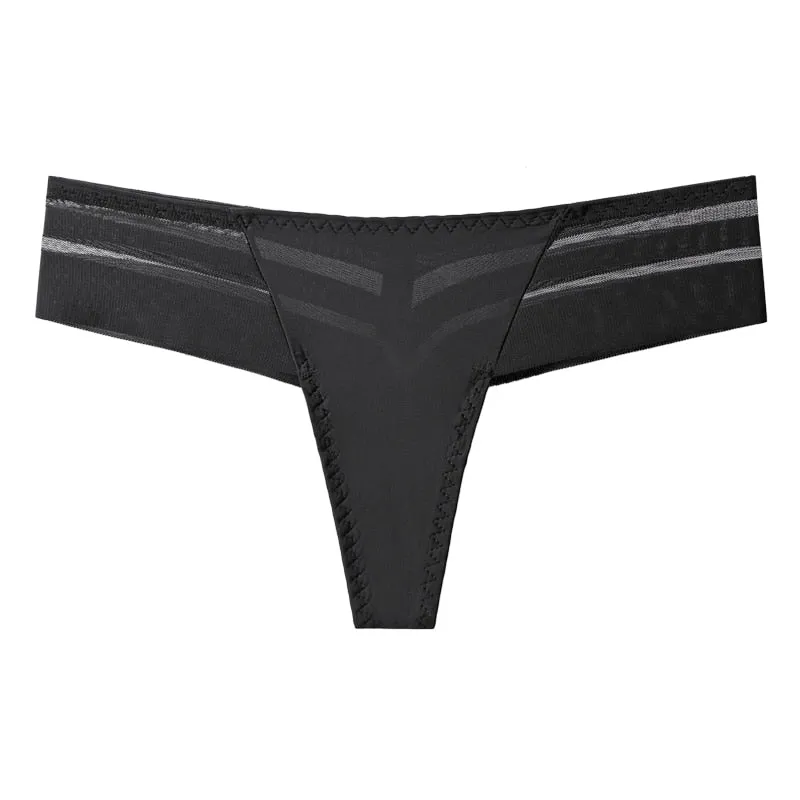 G-String Panties Seamless Perspective Transparent Underwear Underpants Thong Brazilian Lingerie