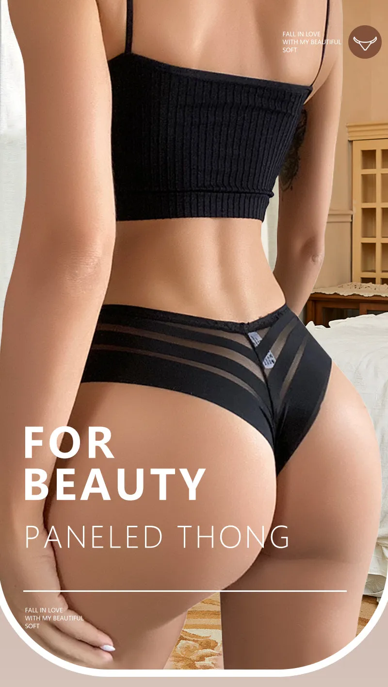 G-String Panties Seamless Perspective Transparent Underwear Underpants Thong Brazilian Lingerie