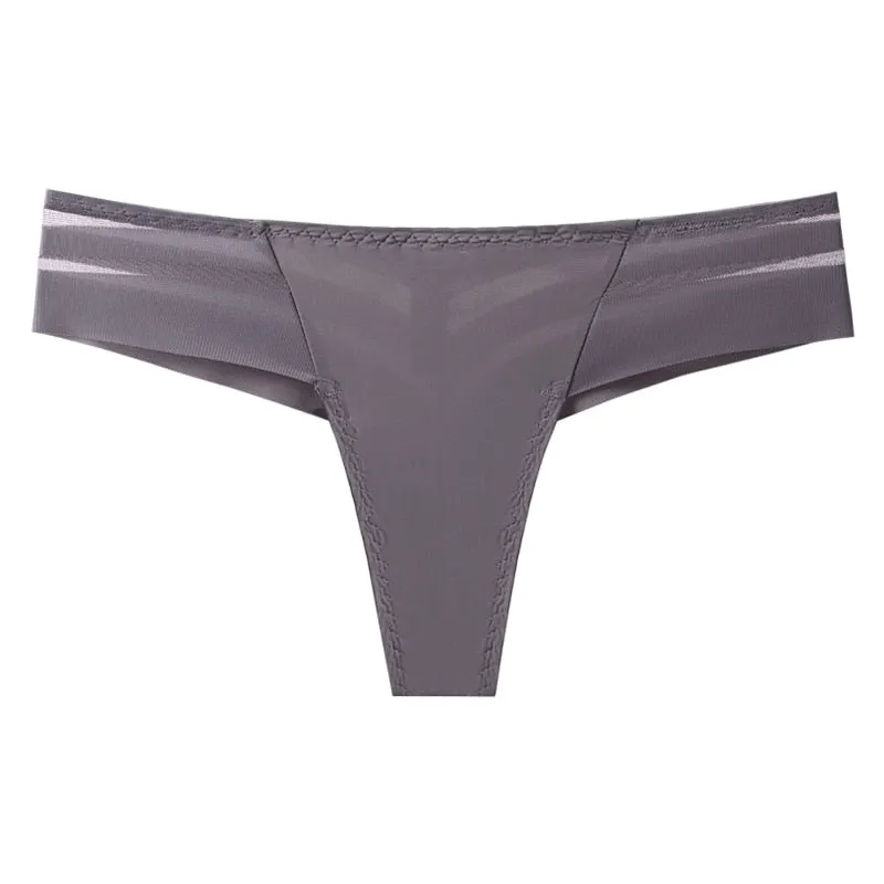 G-String Panties Seamless Perspective Transparent Underwear Underpants Thong Brazilian Lingerie
