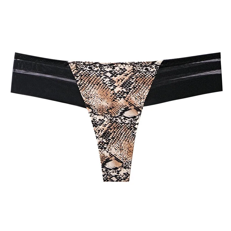 G-String Panties Seamless Perspective Transparent Underwear Underpants Thong Brazilian Lingerie
