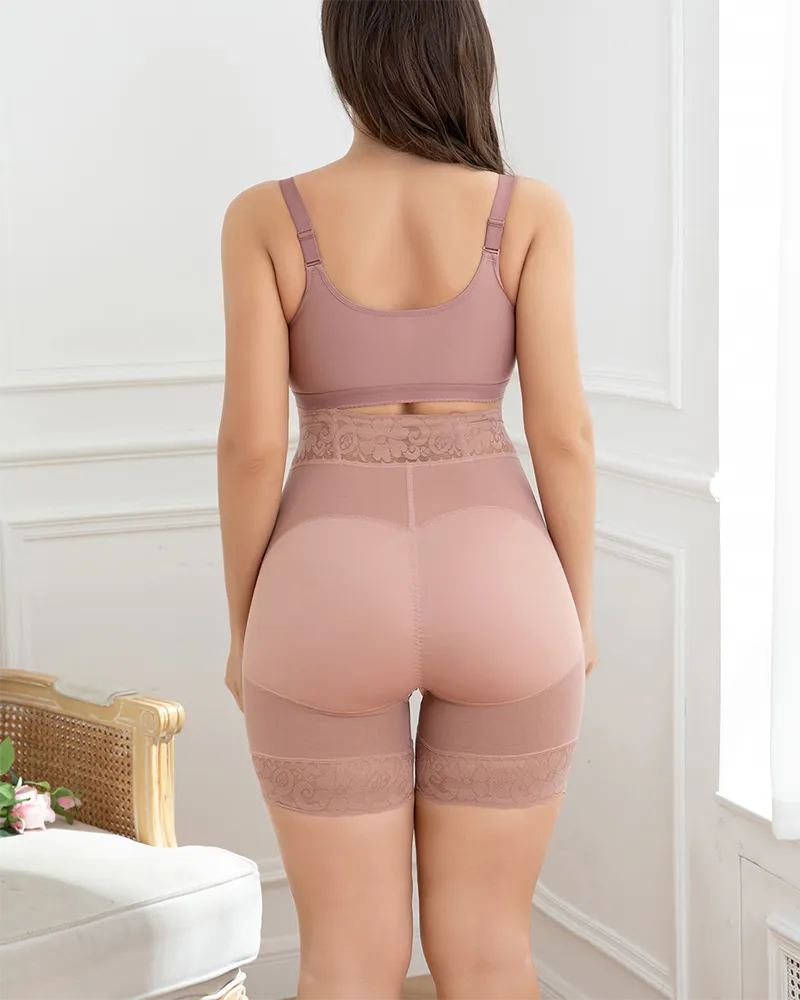 High Waisted Tummy Control Waist Slimming Shaping Shorts