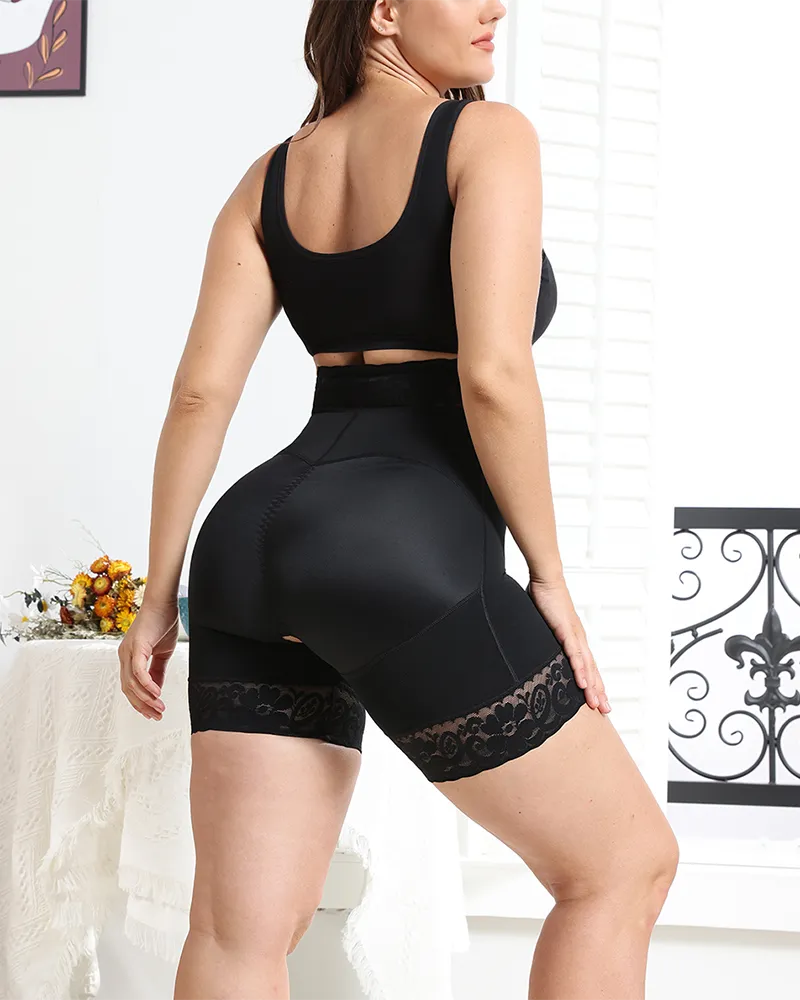 High Waisted Tummy Control Waist Slimming Shaping Shorts