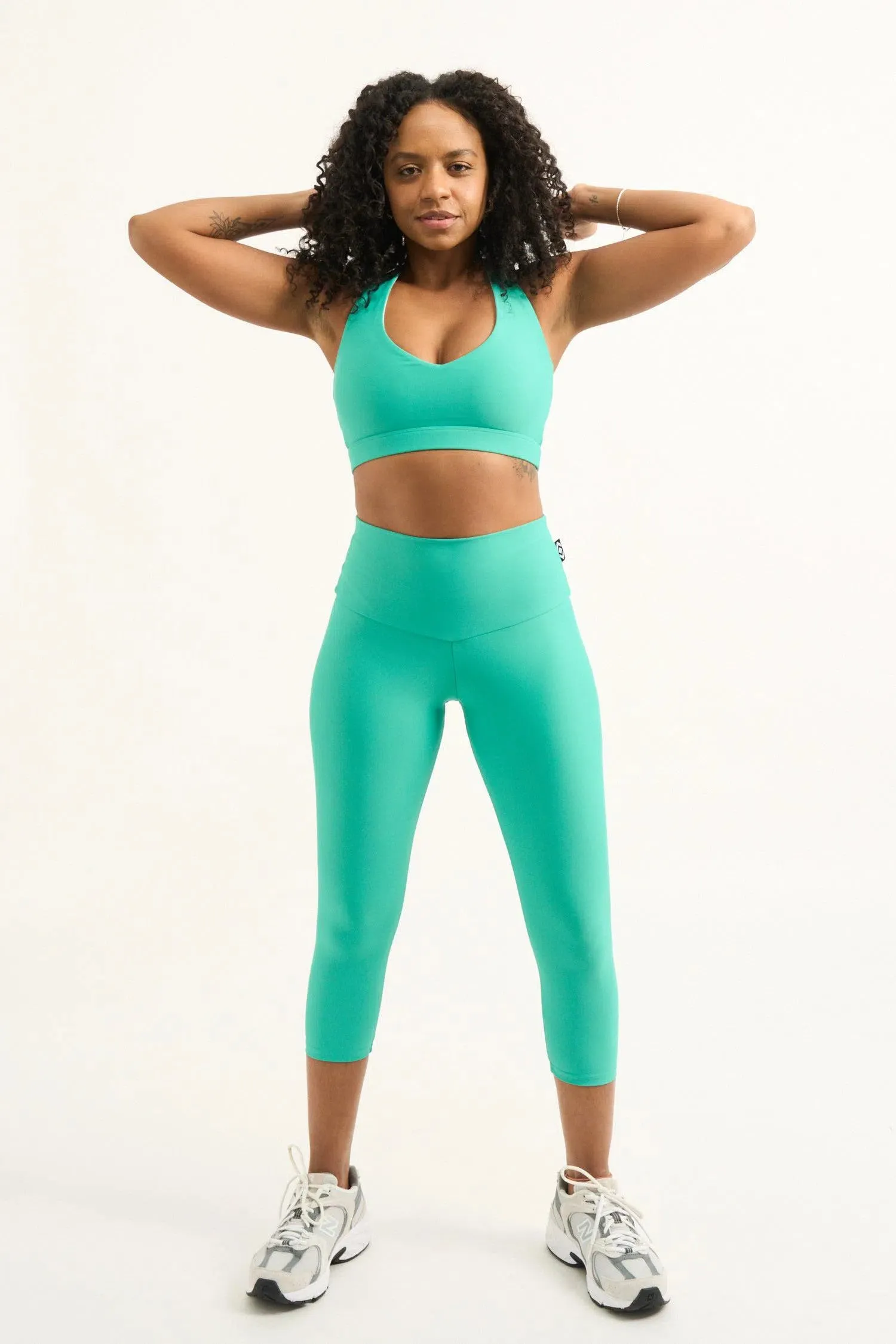 Jade Performance - High Waisted Capri Leggings