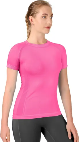 MathCat Workout Shirts for Women Short Sleeve, Workout Tops for Women, Quick Dry Gym Athletic TopsSeamless Yoga Shirts