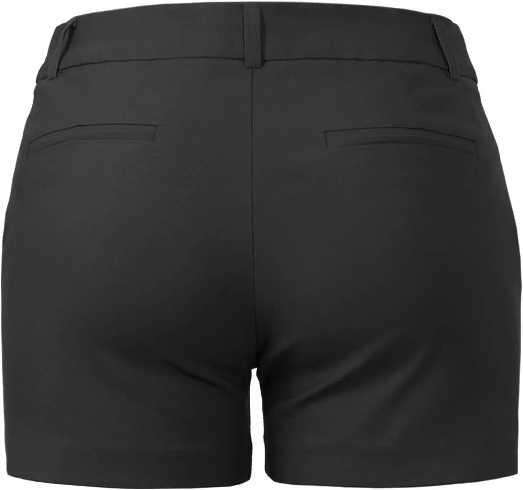 MixMatchy Women's Casual Body Enhancing Comfort Cuffed Shorts with Pockets