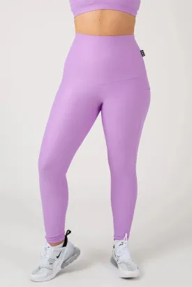 Performance Panel Pocket Extra High Waisted Leggings - Lilac