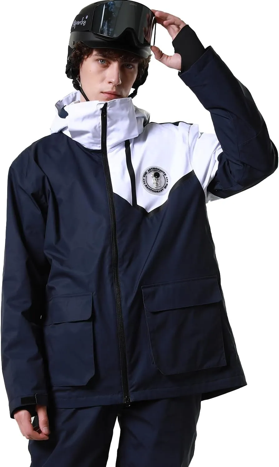 PHIBEE Mens Waterproof Windproof Outdoor Fleece Ski Jacket