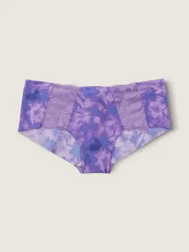 PINK No-Show Lace Trim Hipster Panty