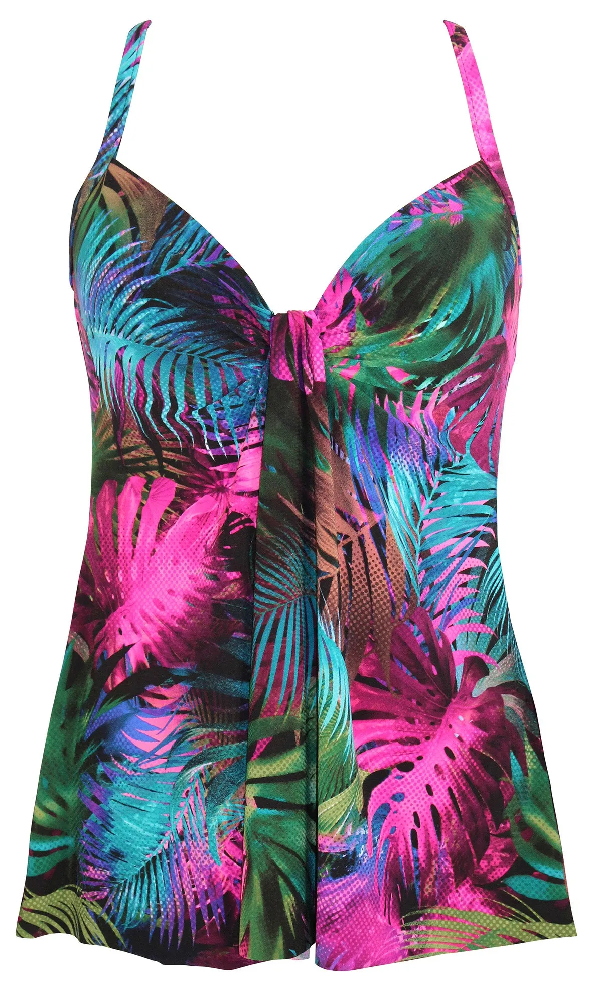 Pixel Palmas Marina Tankini Top, Fits A Cup to C Cup