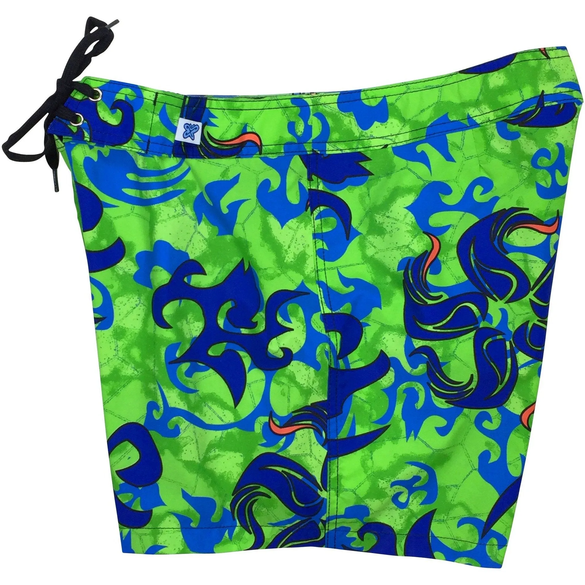 "Limelight" Board Shorts - Regular Rise / 5" Inseam (Green)