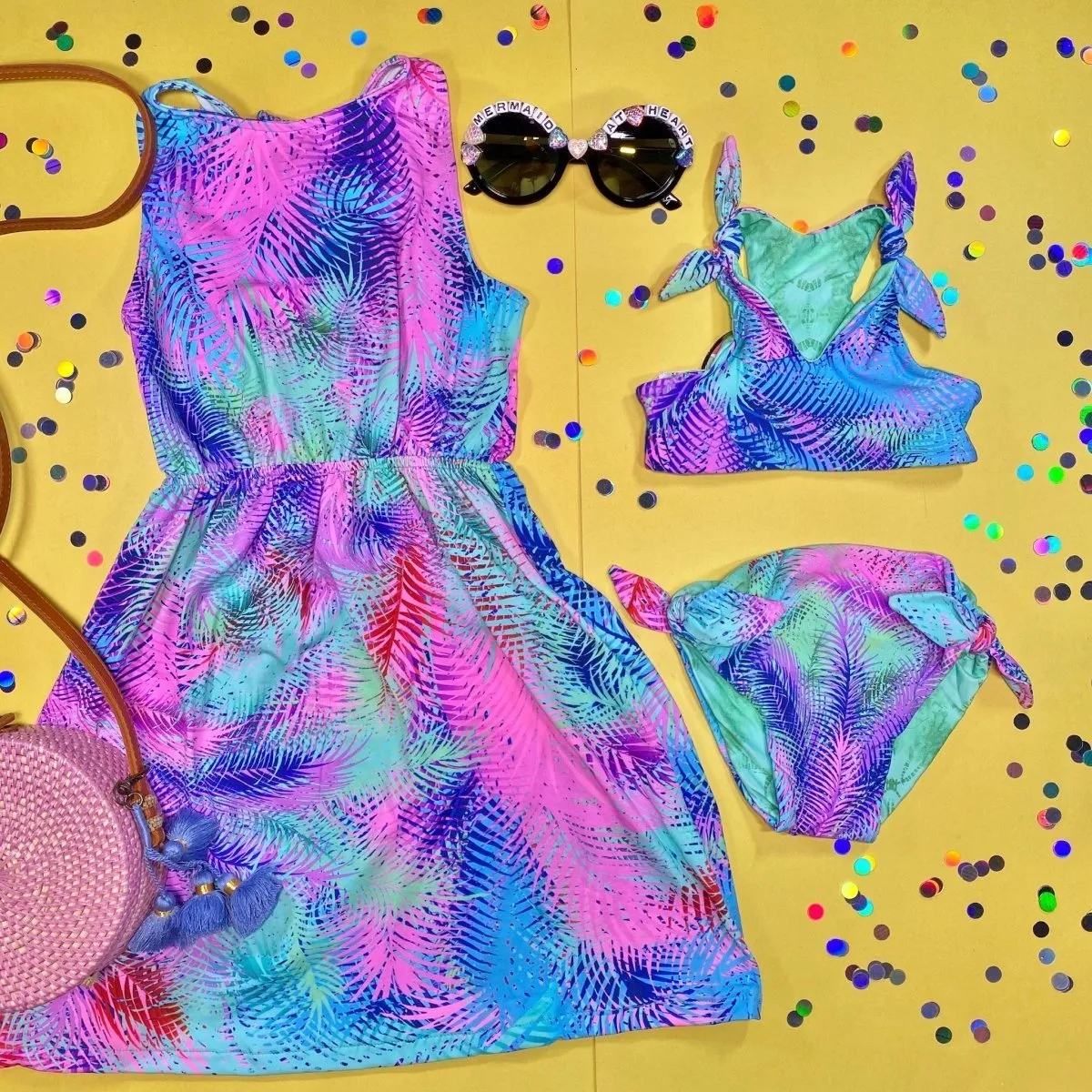 REVERSIBLE KNOT HALTER TWO PIECE BIKINI