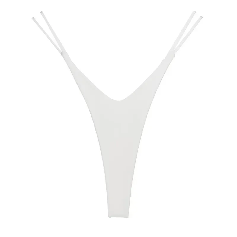 Seamless Low Rise G-String Bikini Weaved with Thin Ropes