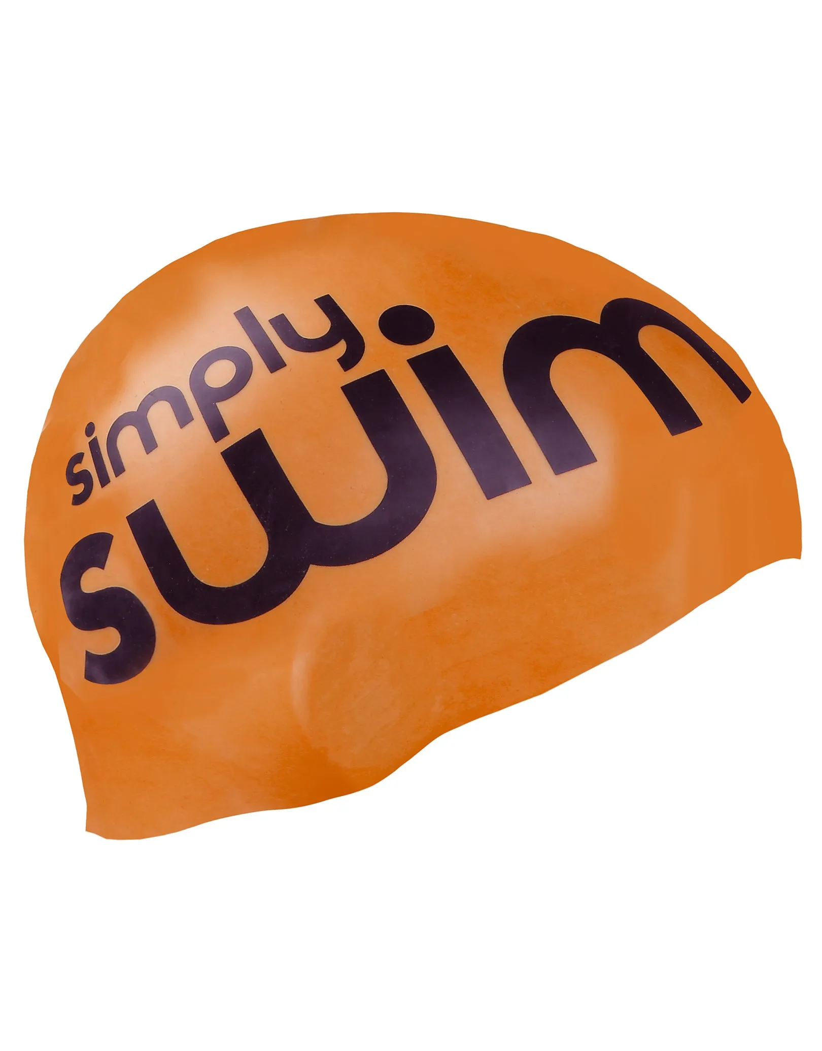Silicone Swim Cap - High Vis Orange