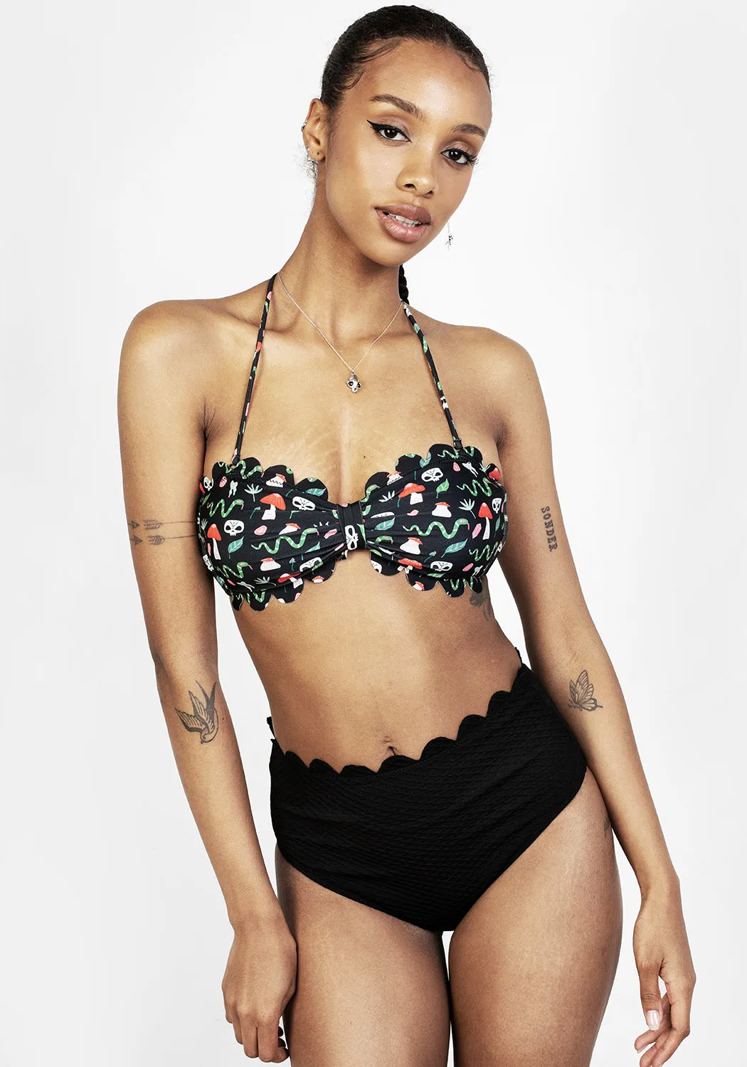Swampwitch Scallop Bikini Top