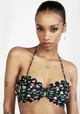 Swampwitch Scallop Bikini Top