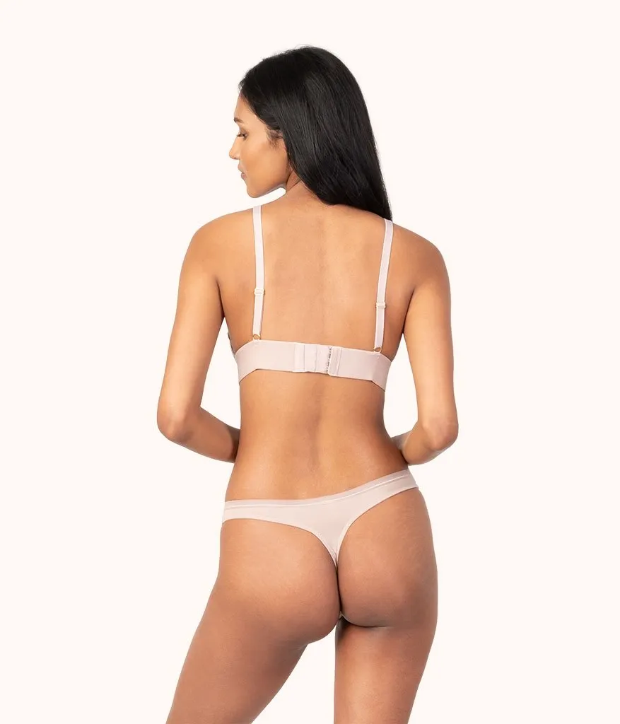 The Long-Lined Lace Bralette: Orchid