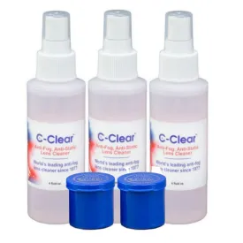 Three 4 oz Spray Bottles & 2 Gel Cups