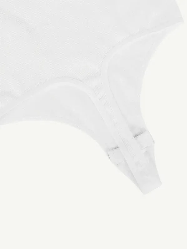 Waist Sculpting Tummy Control One Shoulder Shapewear Bodysuit