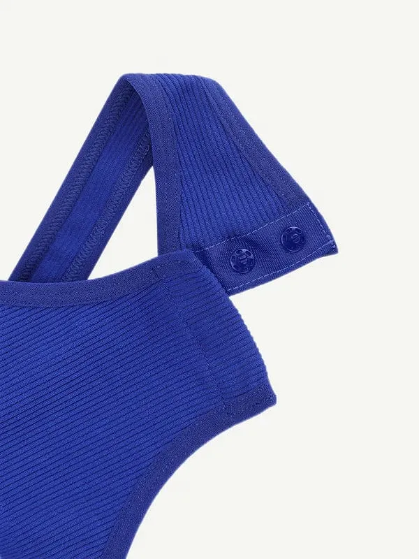 Waist Sculpting Tummy Control One Shoulder Shapewear Bodysuit