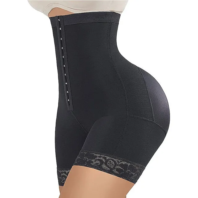 Women High Waist Body Shaper Butt Lifter Firm Control Shapewear Boyshorts