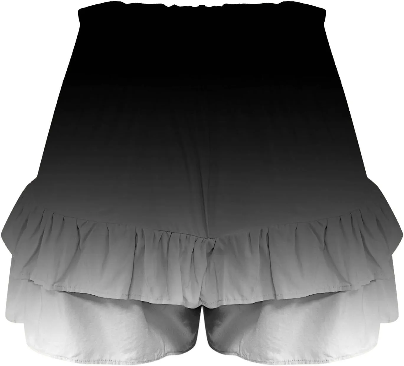 Women's Flowy Shorts Casual Ruffle Tiered Skorts High Waist Soft Mini Tennis Golf Skirt Boho Summer Shorts Dressy