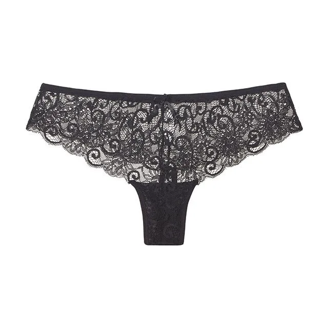 Womens Lace Panties Lingerie Thong Seamless Soft Low Waist G- String Briefs underwear