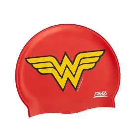 Zoggs Australia Justice League Wonder Woman Silicone Swim Cap (6-14 years)